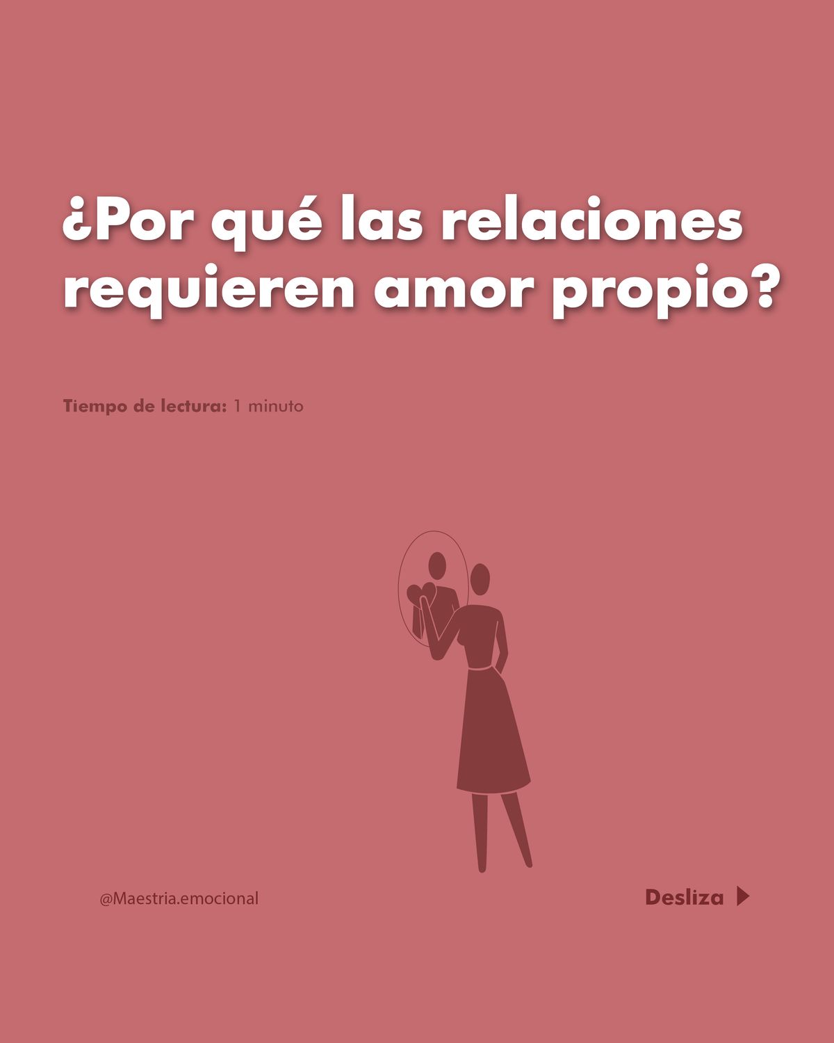 ¿Por qué las relaciones requieren amor propio?