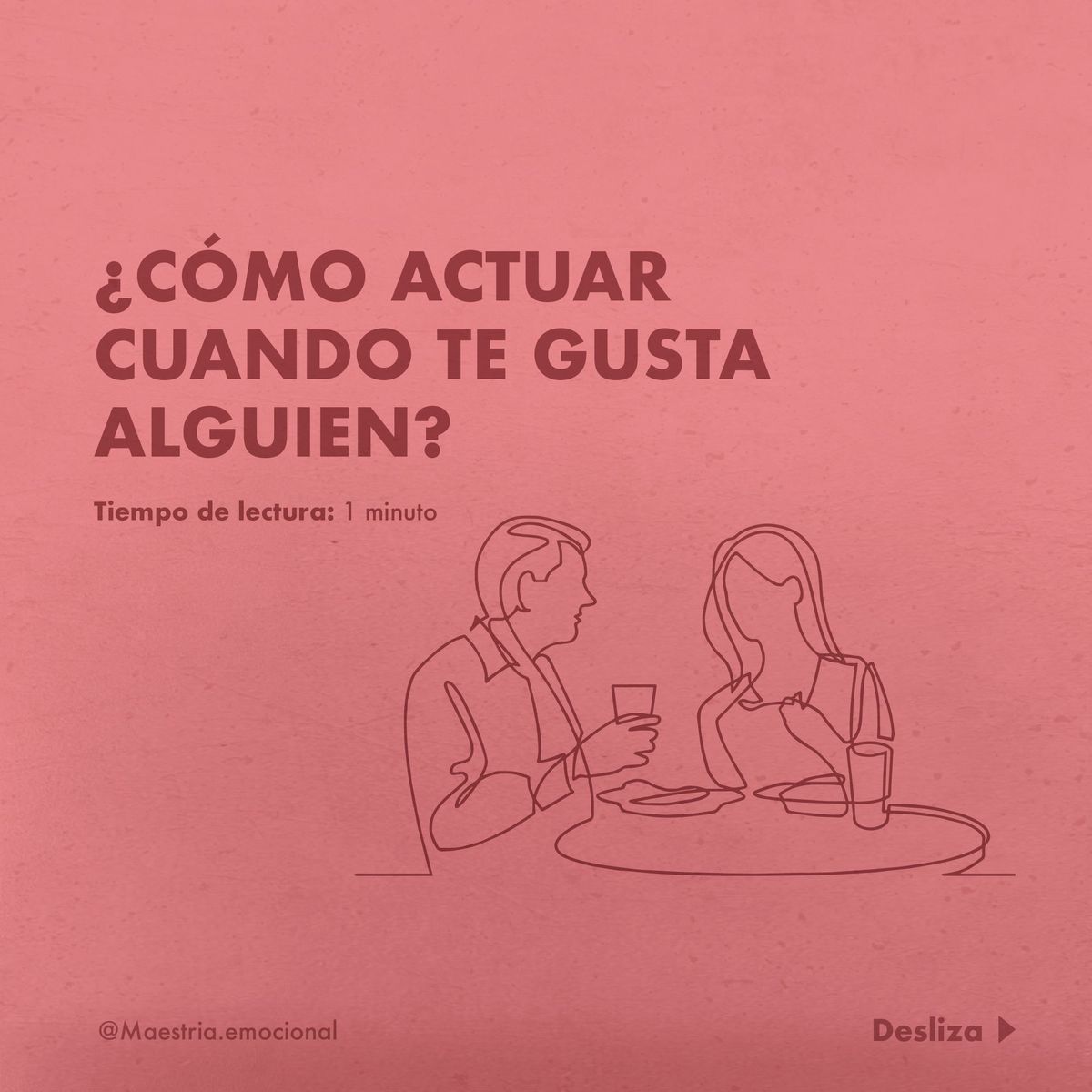 ¿Cómo actuar cuando te gusta alguien?