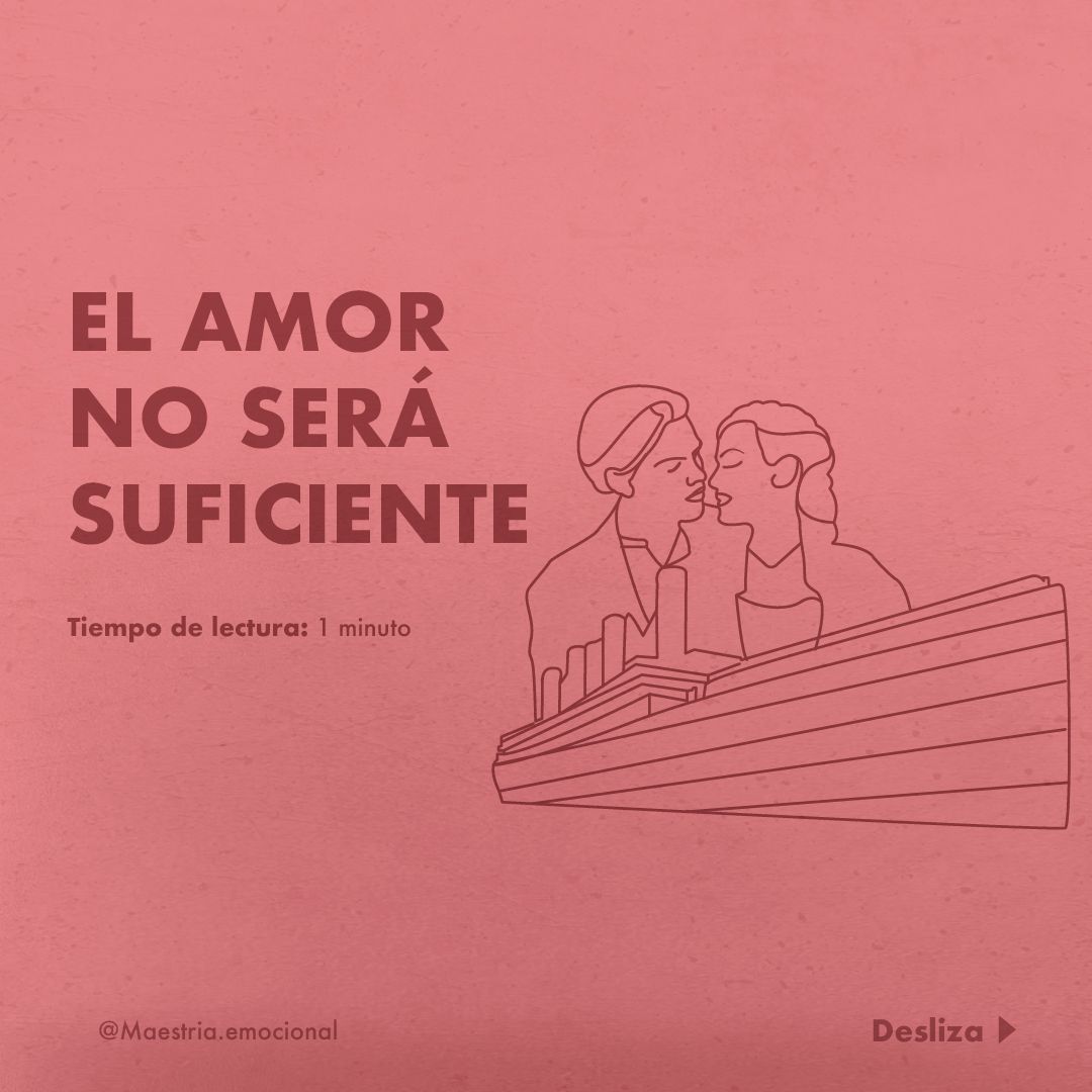 El amor no será suficiente