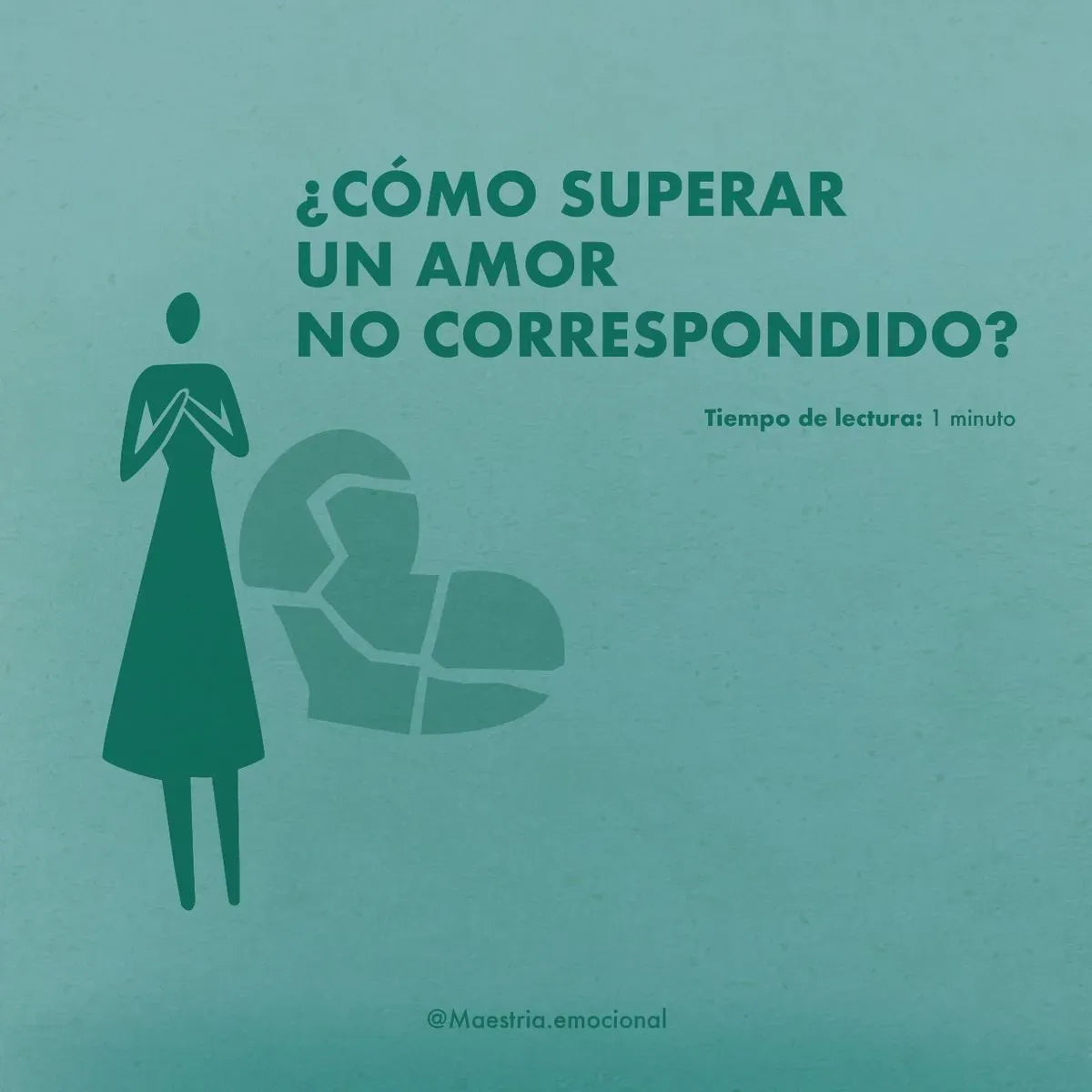 ¿Cómo superar un amor no correspondido?