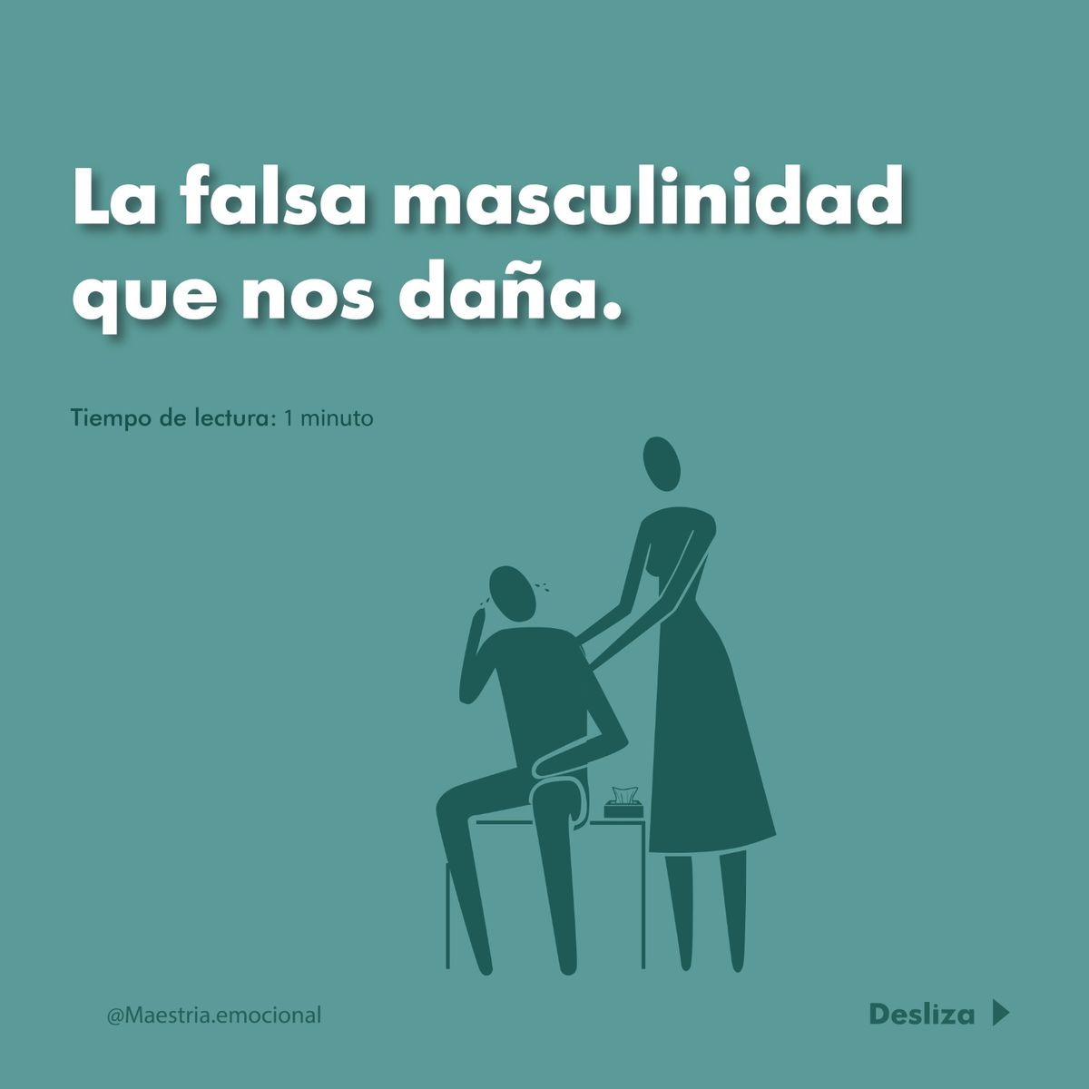 La falsa masculinidad que nos daña.