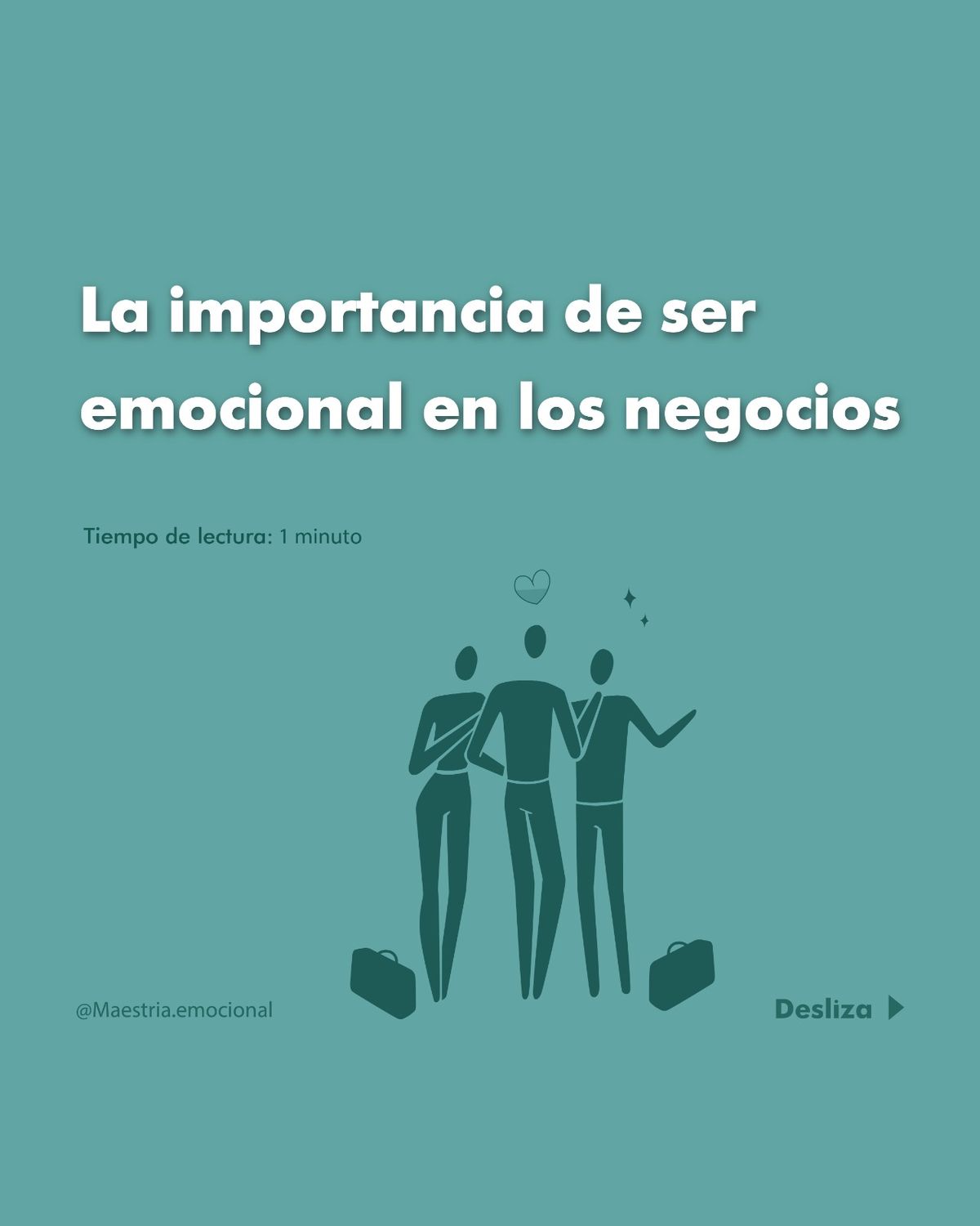 La importancia de ser emocional en los negocios.
