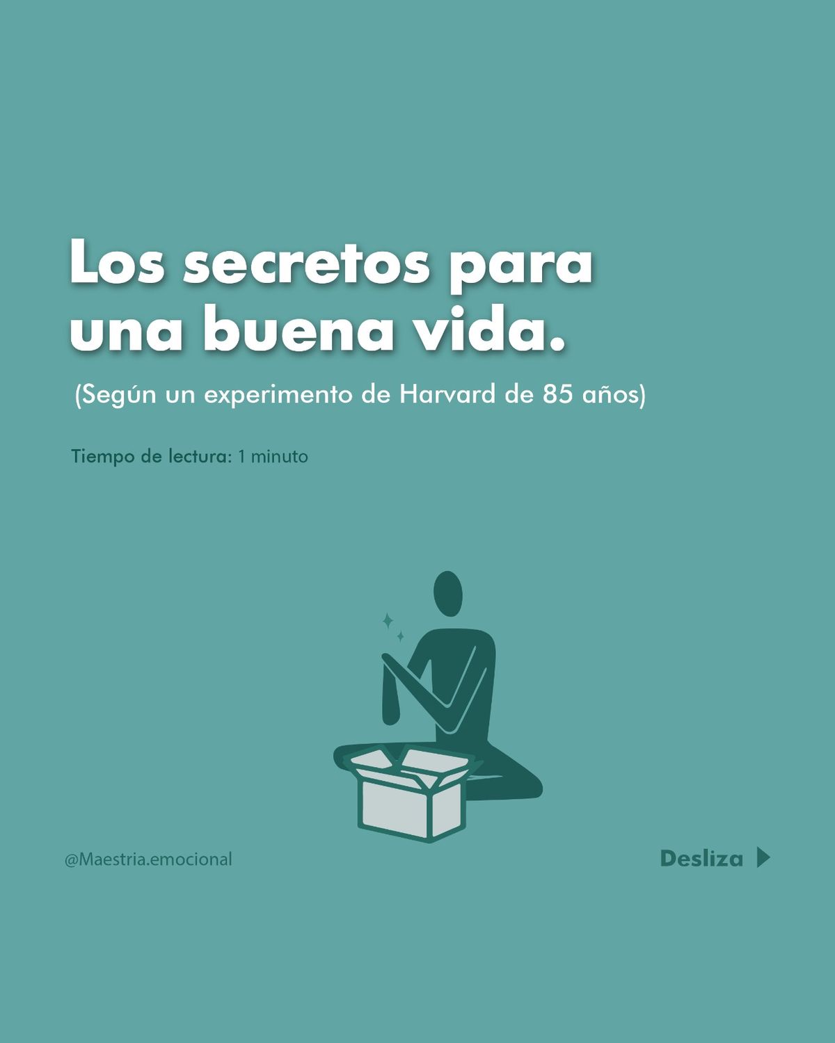 Los secretos para una buena vida.