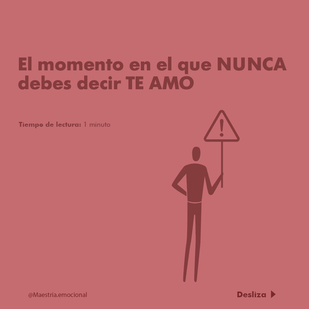 El momento en el que NUNCA debes decir TE AMO.