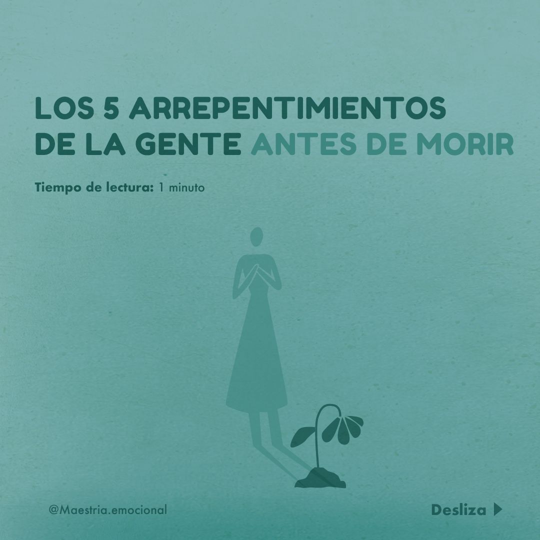 Los 5 arrepentimientos de la gente antes de morir.