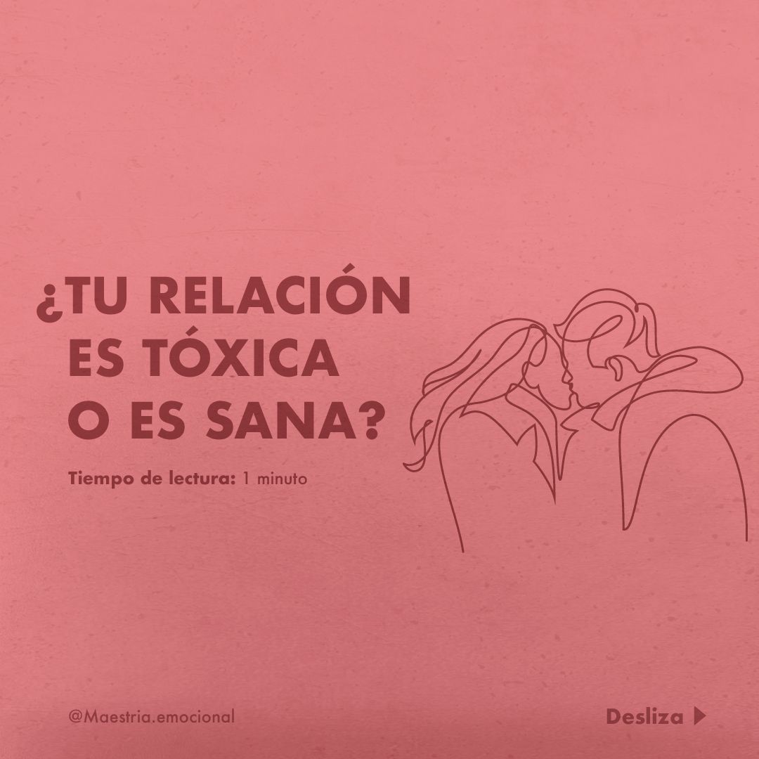 ¿Tu relación es tóxica o es sana?