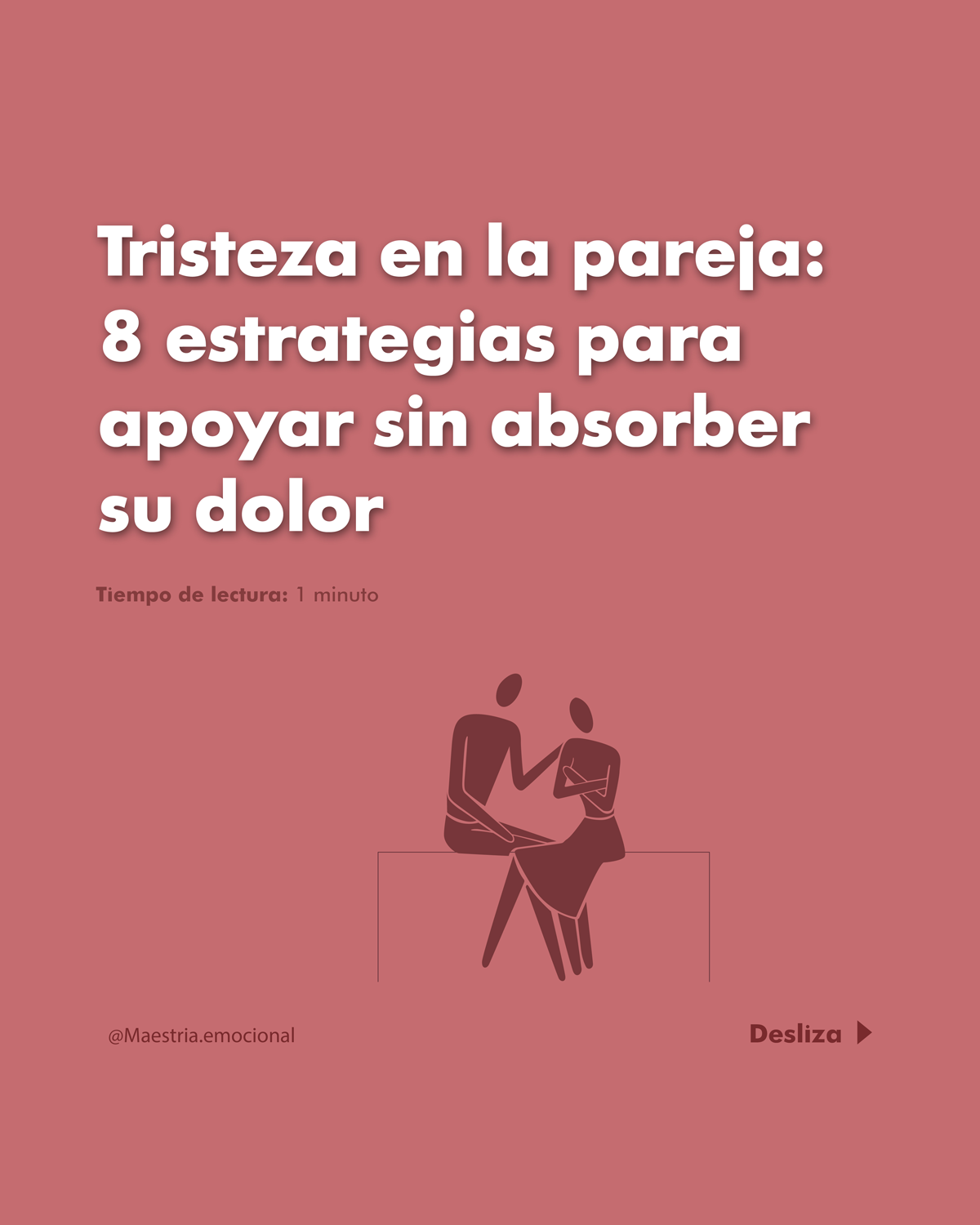 Tristeza en la pareja: 8 estrategias para apoyar sin absorber su dolor