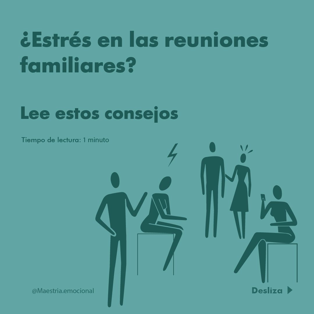 ¿Estrés en las reuniones familiares?