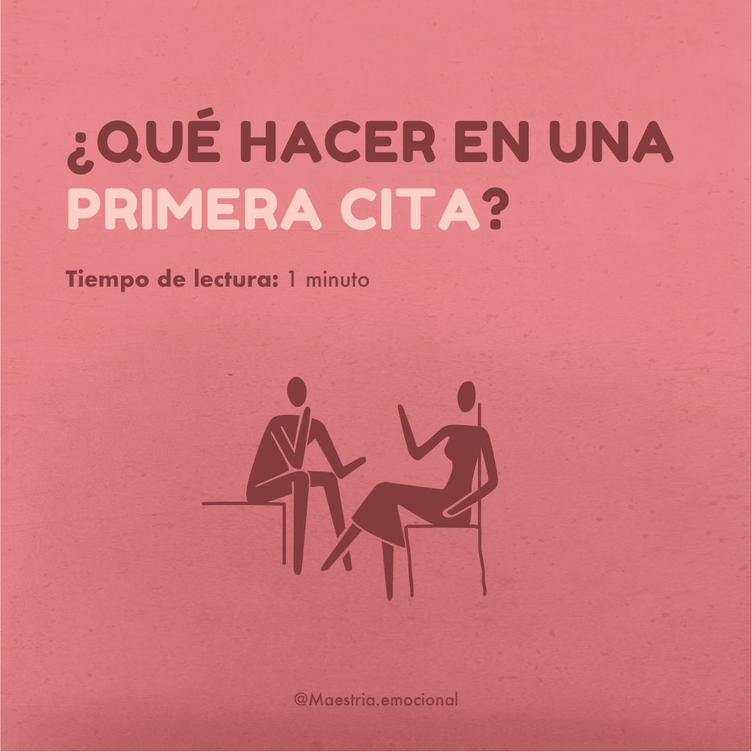 ¿Qué hacer en una primera cita?