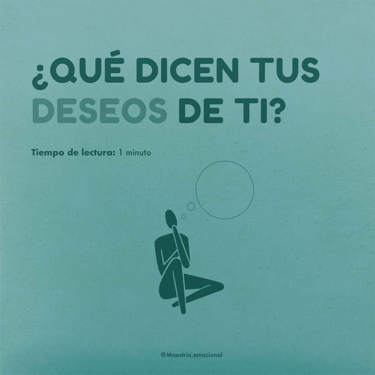 ¿Qué dicen tus deseos de ti?